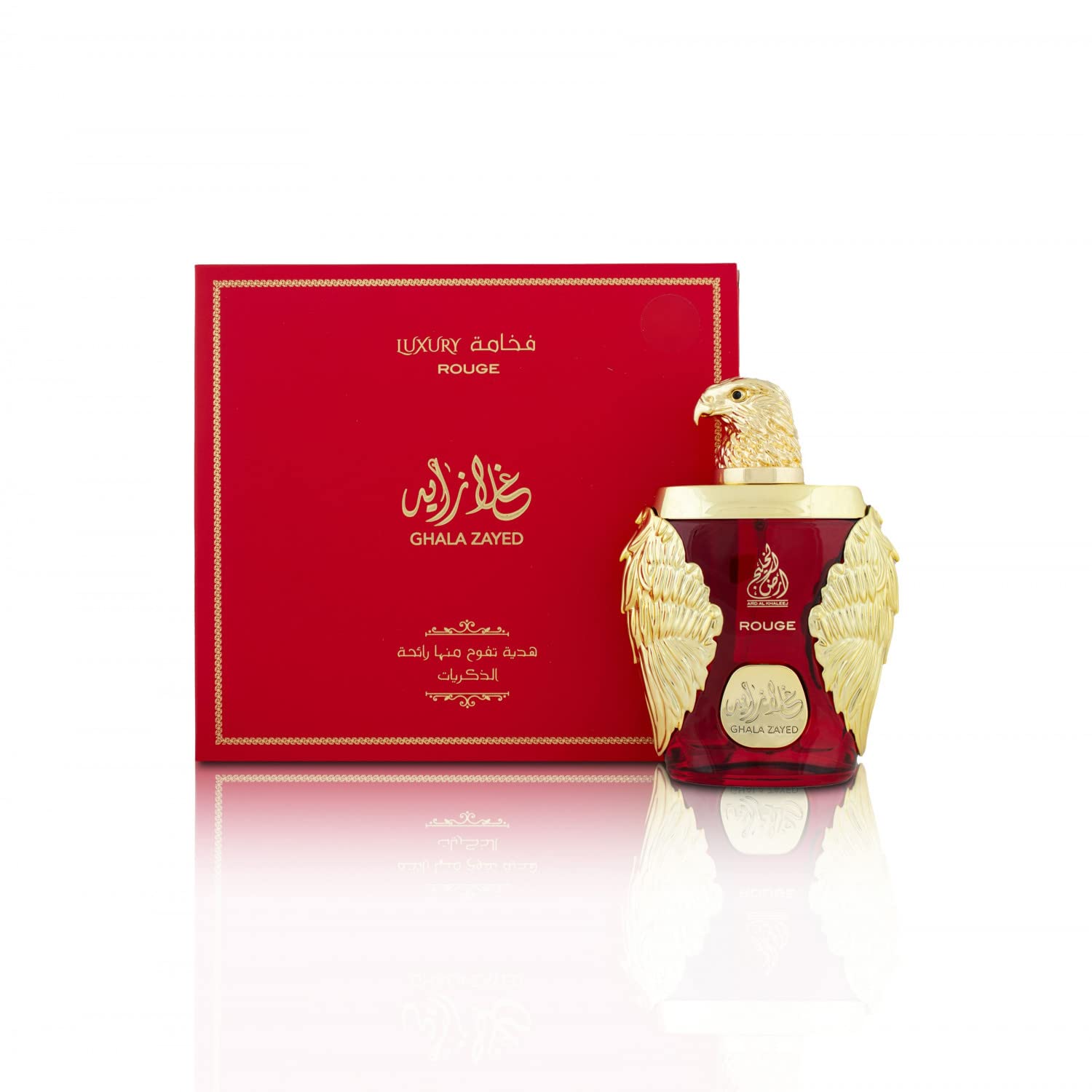 MAMLAKAT AL OUD Ard Khaleej Ghala Zayed Luxury Rouge For Men Eau De Parfum,  100ml