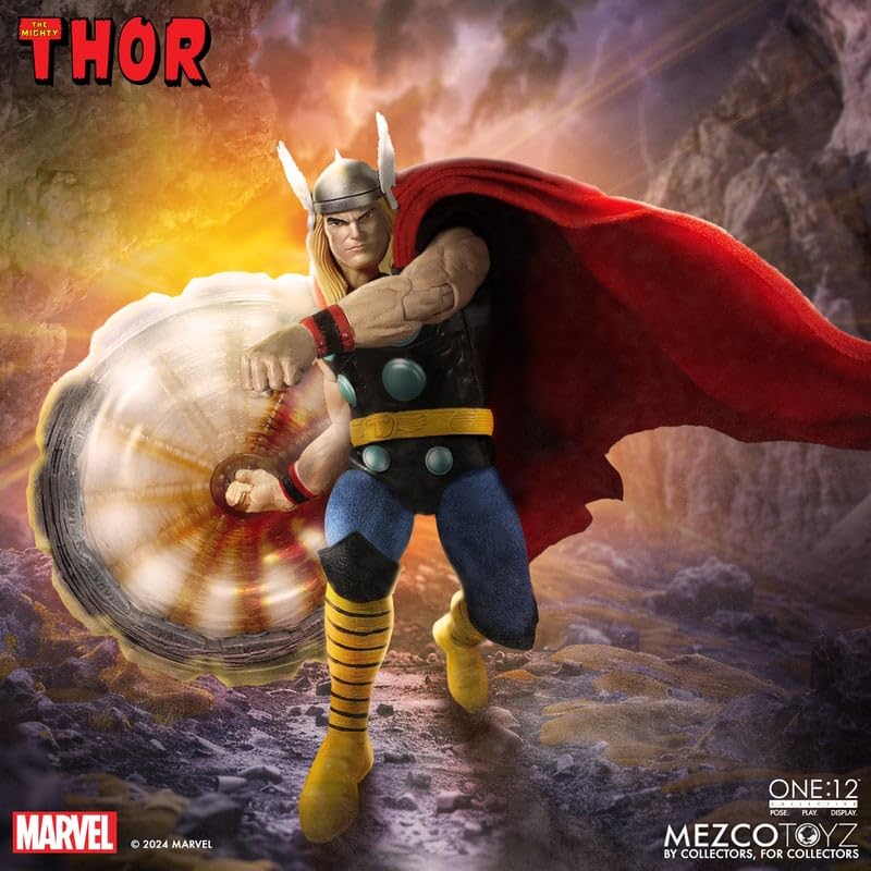 Mezco Toyz One:12 Collective Marvel Comics The Mighty Thor - Personaggio da collezione in scala 1:12