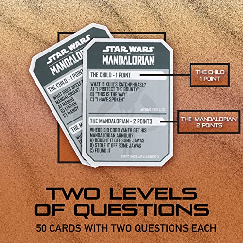 The Mandalorian Trivia Quiz With 100 Questions, Officially Licensed Star Wars Merchandise #TOP2