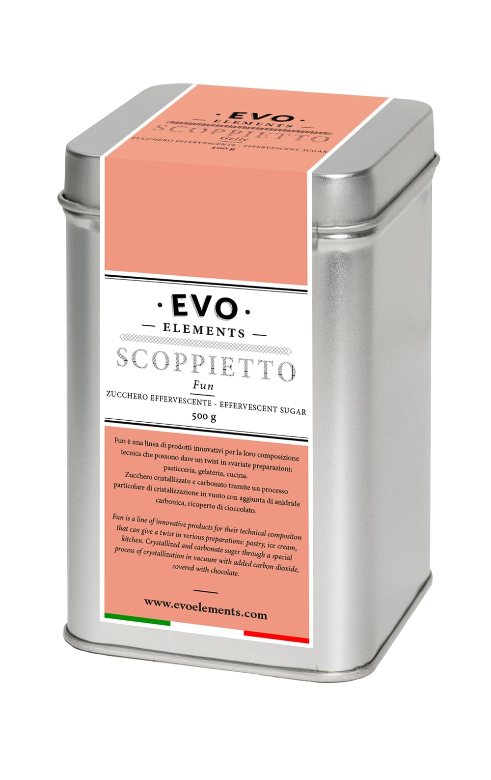 Evo Elements Scoppietto 500g - Zucchero cristallizzato scoppiettante