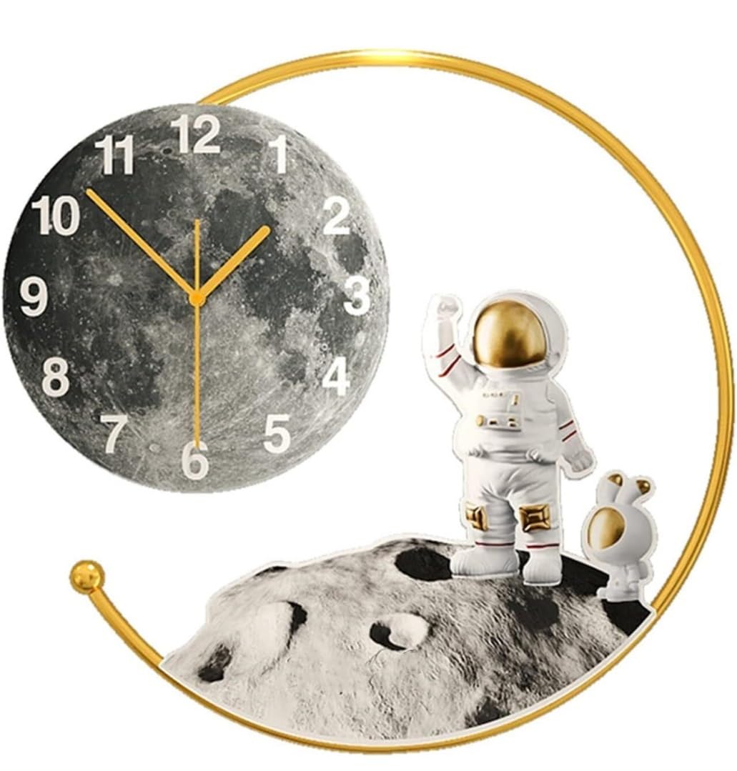 MYUYEE Farmhouse Vintage Clock Modern Wall Clocks Wall ations Silent Non Ticking for Living Room Bedroom Office for Bedroom Office,One Color-47 * 50cm (One Color-58 * 60cm)