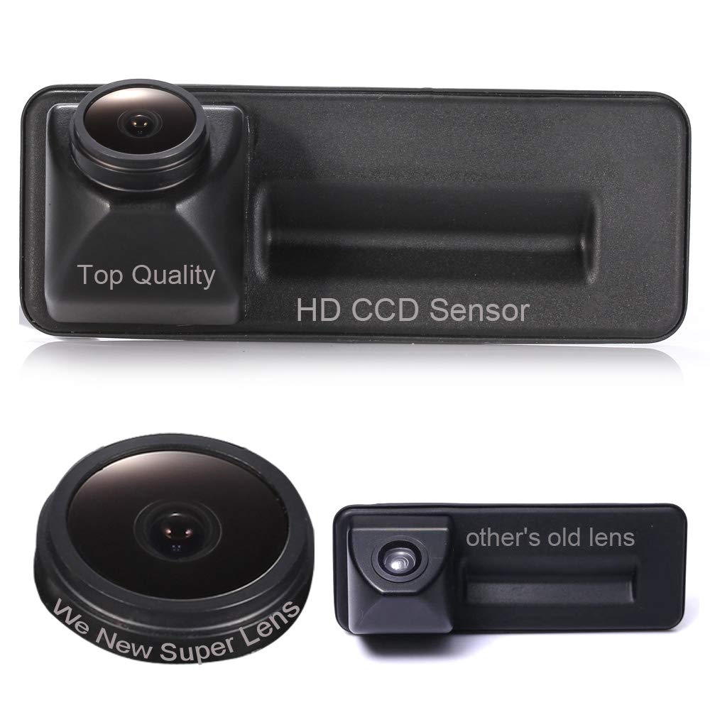 HD CCD - Telecamera per retromarcia, a colori, per parcheggio e visione notturna, impermeabile, resistente agli urti
