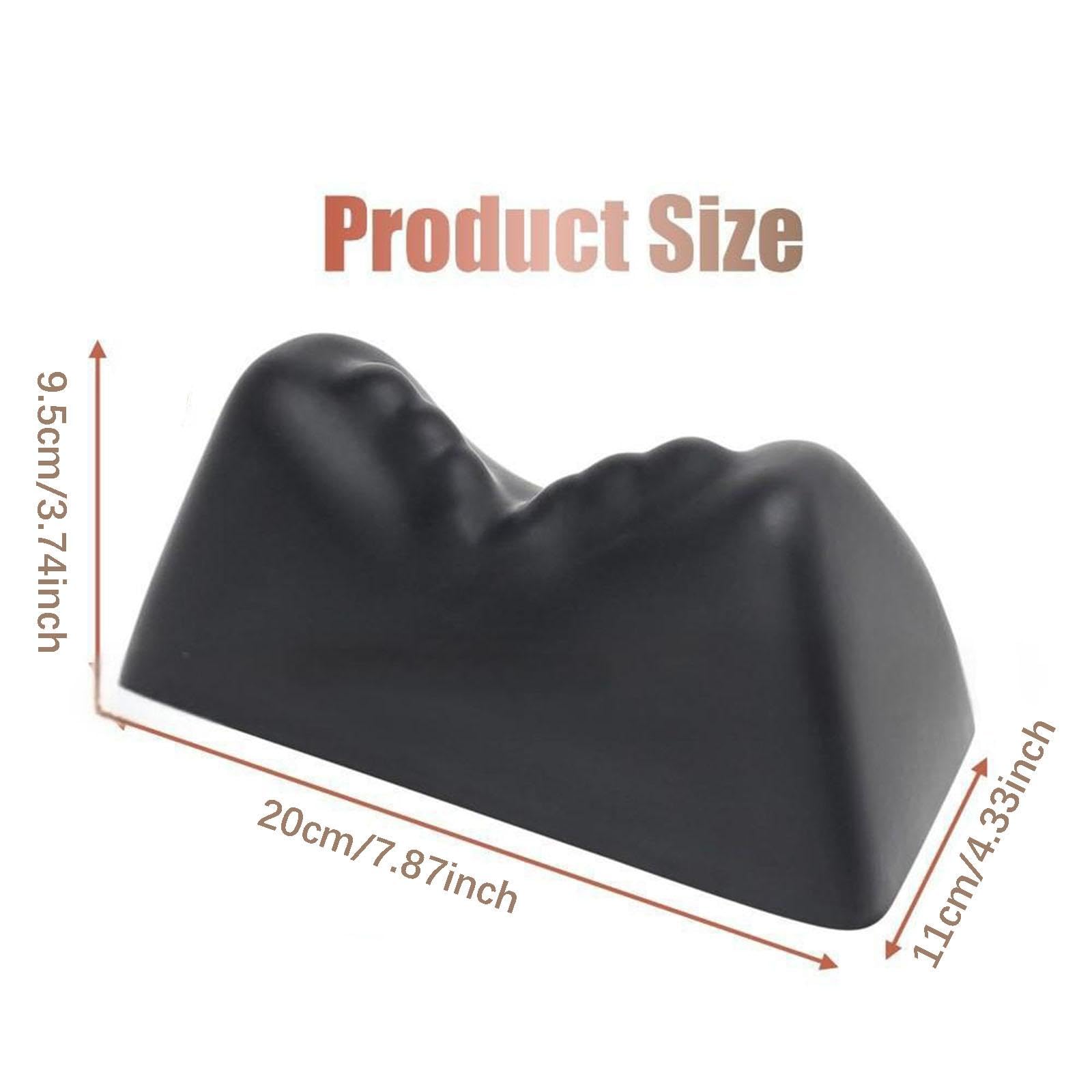 Harilla Almohada de tracción cervical con soporte cervical, acupresión, estiramiento de cuello, relajante de cuello y hombros para mujeres y hombres.