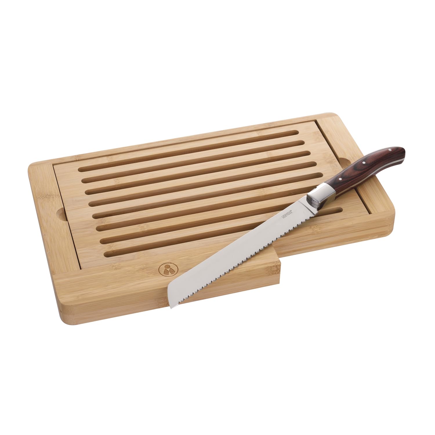 LAGUIOLE HERITAGE - Couteau, Pain, Planche, Bois, Bambou, Marron