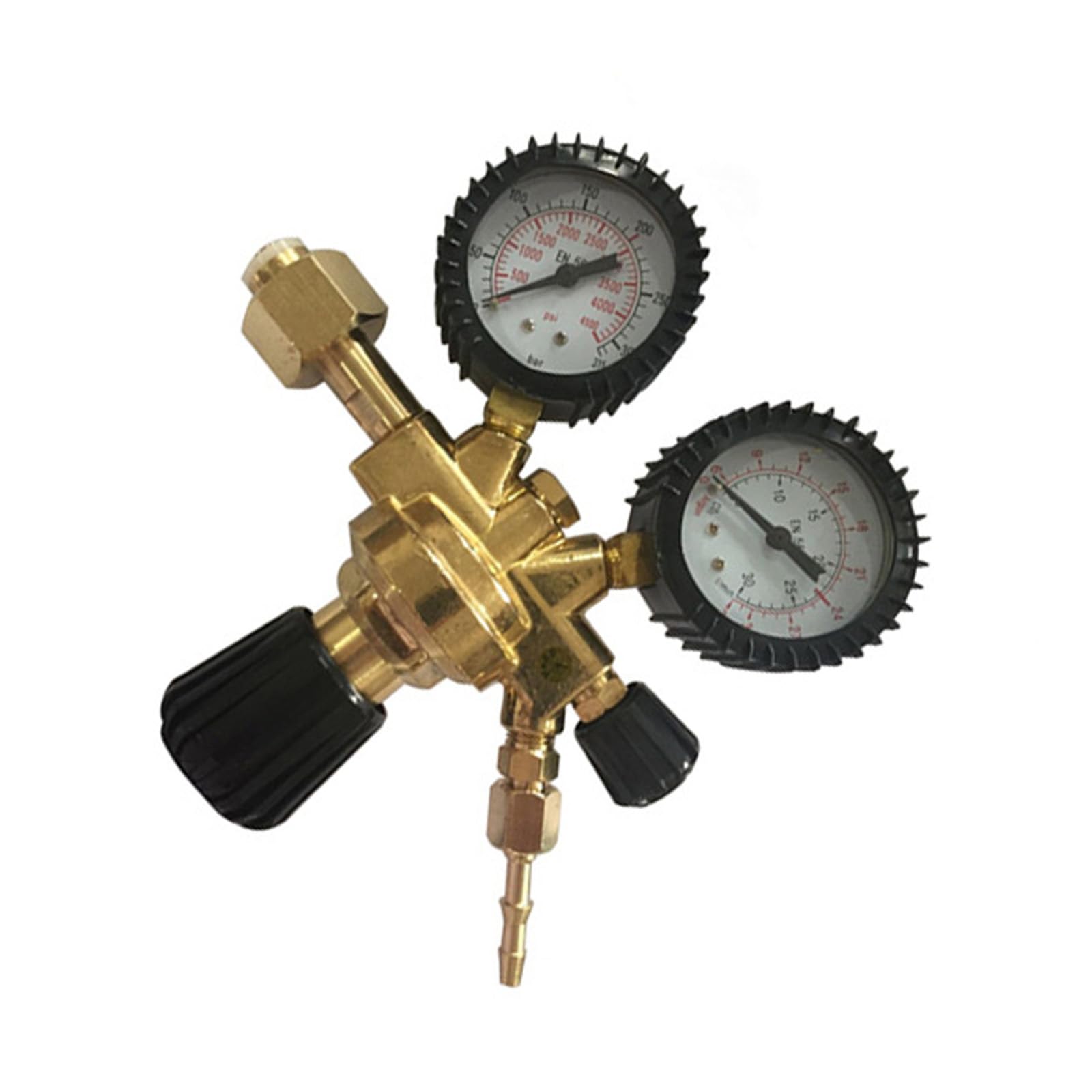 Fhkpsqkcn Argon Meter W21.8 Thread Pressure Reducing Regulator Welding Pressure Reducer Up To 300Bar Carbon Dioxide Meter