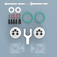 Vista 5 de stonylab Células electrolíticas tipo H, electrolizador de membrana de intercambio iónico reemplazable de borosilicato células electroquímicas
