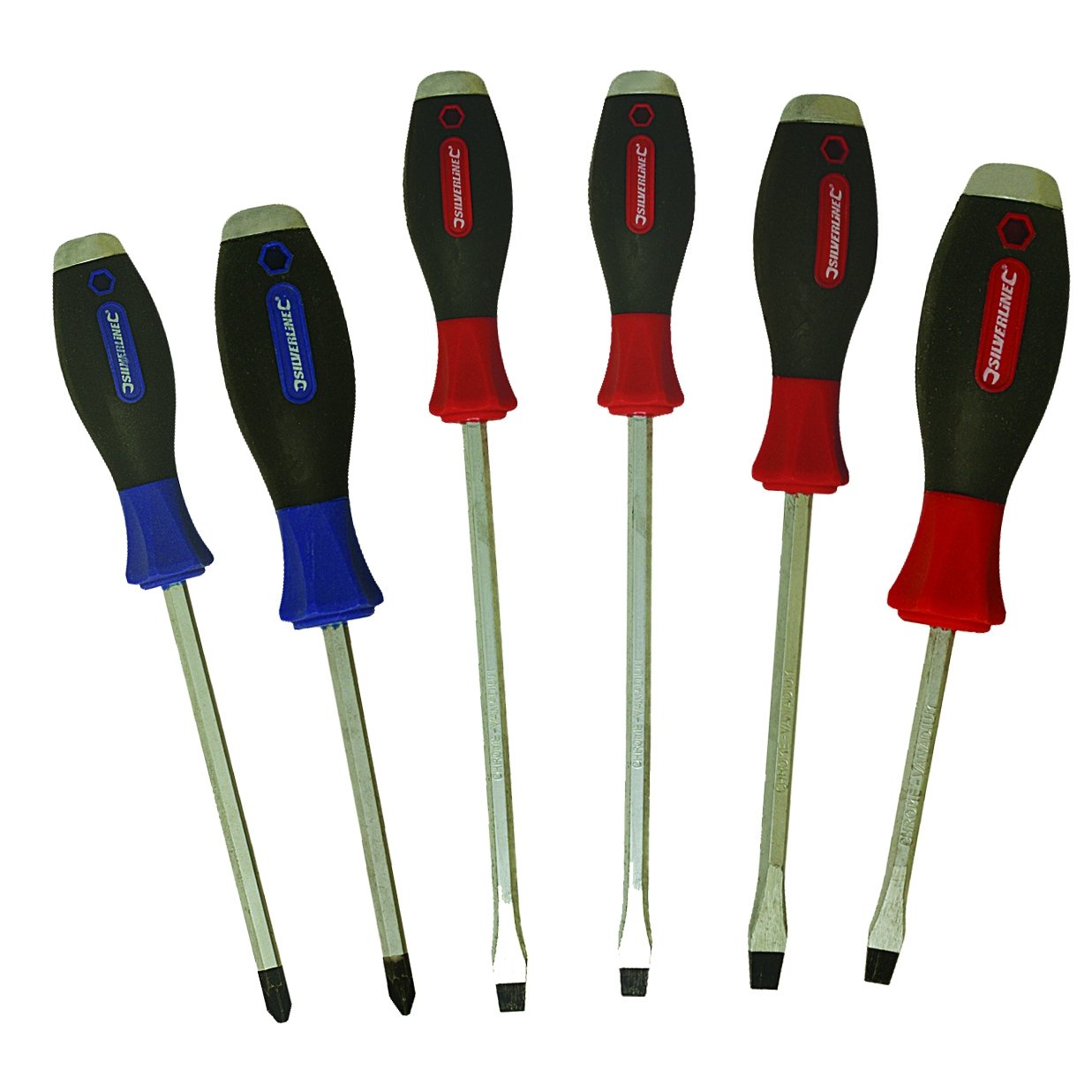Silverline 371754 Hammer-Through Screwdriver Set - 6 Pieces