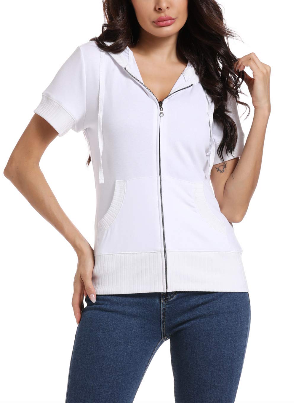 MISS MOLY Short Sleeve Hoodie