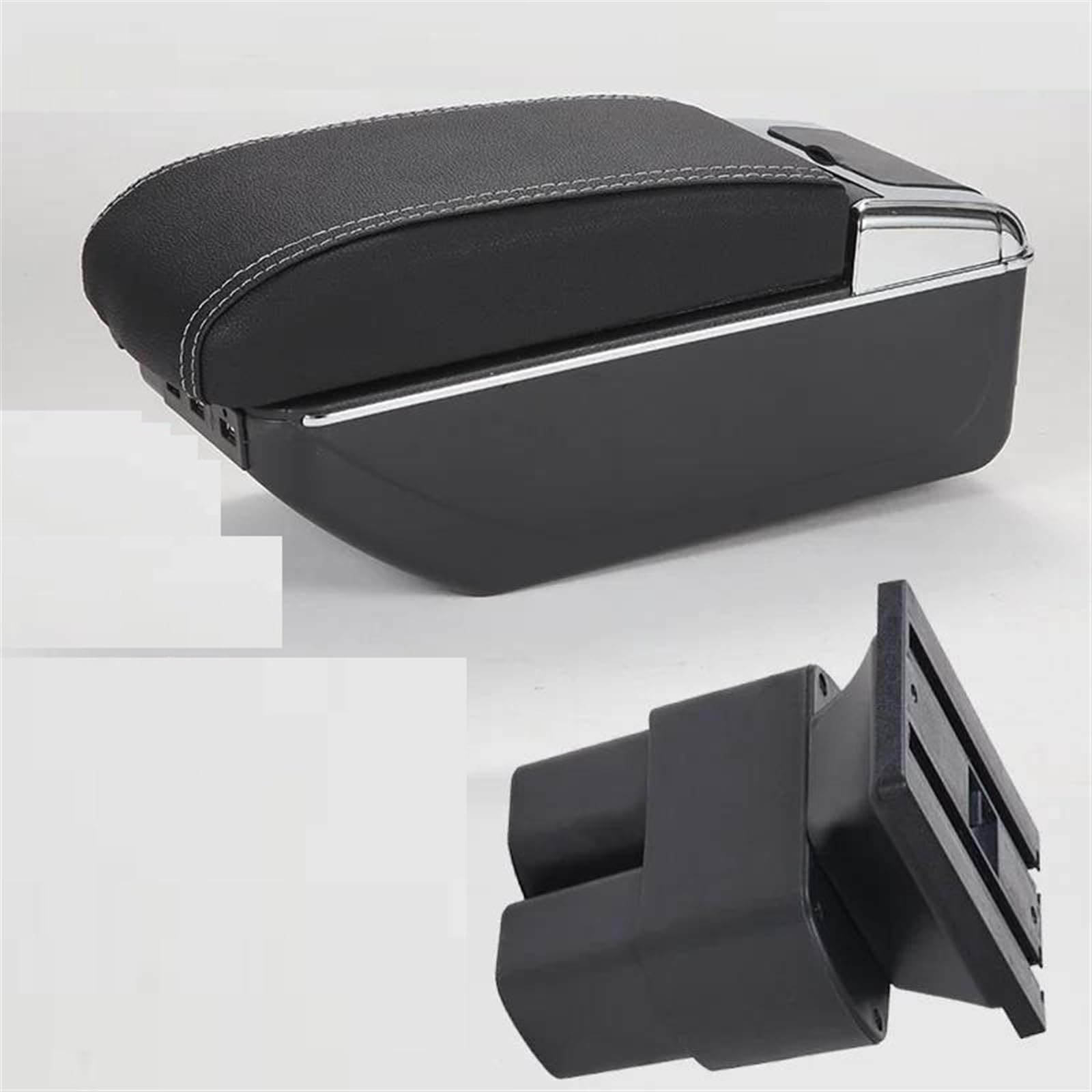 Ysdsls A Black White 7Usb Car Interior Accessories Center Console Multifunctional Storage Box Armrest For Nv200 2011-2019