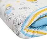 CutiePlusU Diapers 2 Pieces,Blue White(Medium 28"-38") | Incontinence Briefs with Tabs for Women and Men Maximum Overnight Absorbency