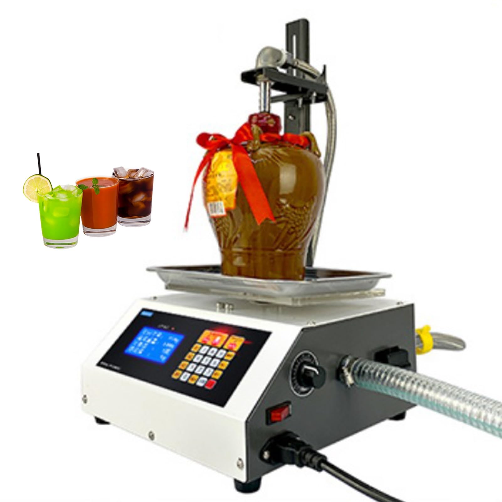 充填機 LCDデジタルディスプレイ付き Amazon.co.jp: YGXRIF 液体充填機 シングルノズル、デジタル LCD