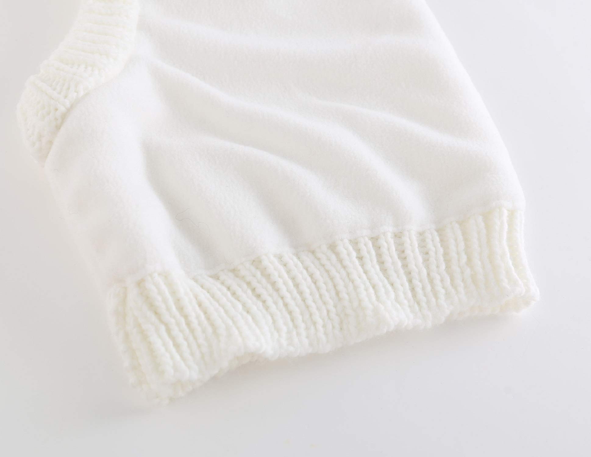 LLmoway Balaclava Toddler Face Mask Winter Hat with Ear Flaps Boys Scarf Hood Fleece Beanie White