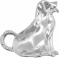 Vista 1 de Mariposa Labrador "Perro dorado Retriever Abalorios Plato de aluminio