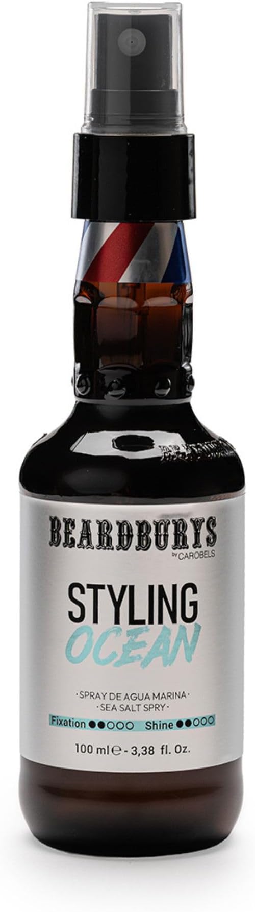 Beardburys Texturizing Sea Salt Spray for Men - Add Volume & Natural Shine, Barber Grade for Long-Lasting Beach Hair Style, 8.5 Oz