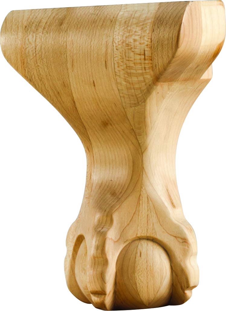 Solid Wood Furniture Feet 2 Vintage Queen Anne 8 Inches 200mm High