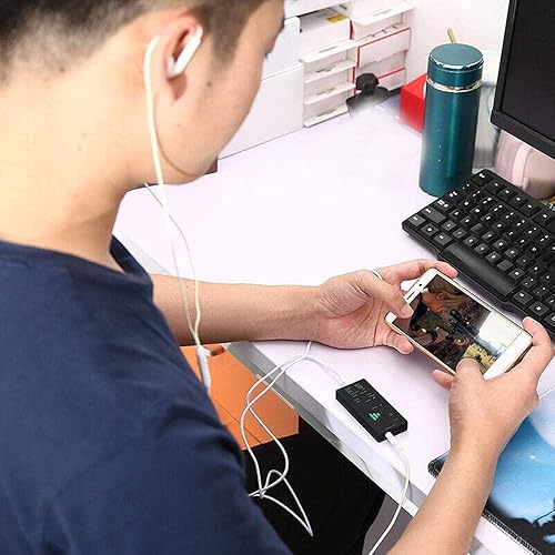 Miniatura 5 de 1 cambiador de voz, mini tarjeta de sonido de transmisión en vivo para computadora de teléfono móvil