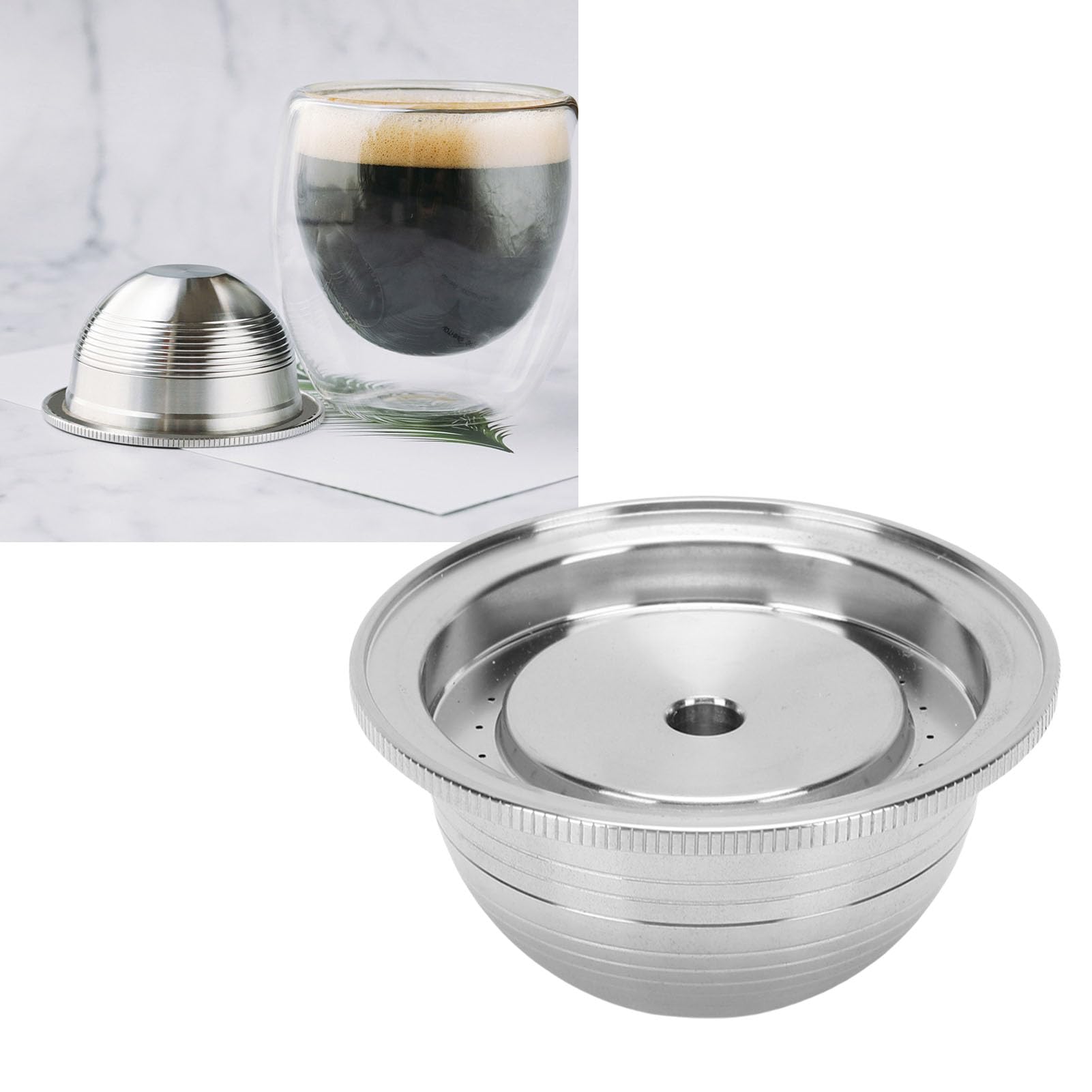 Cápsula de café Reutilizable Acero Inoxidable 304 80ML