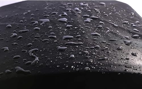 Miniatura 7 de Funda para parrilla de 58 pulgadas  Fundas para parrilla de poliéster resistente al agua  Funda rectangular negra para parrilla de barbacoa al aire