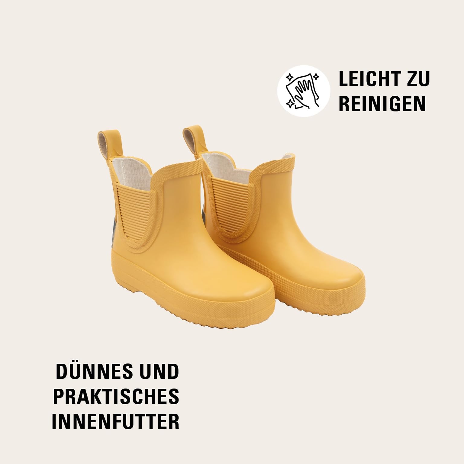 Mikk-line Botas de goma cortas para niños | Botas de goma para niños | Botas de lluvia impermeables para niños | Botas de agua cortas para niños | Botas de lluvia para niños