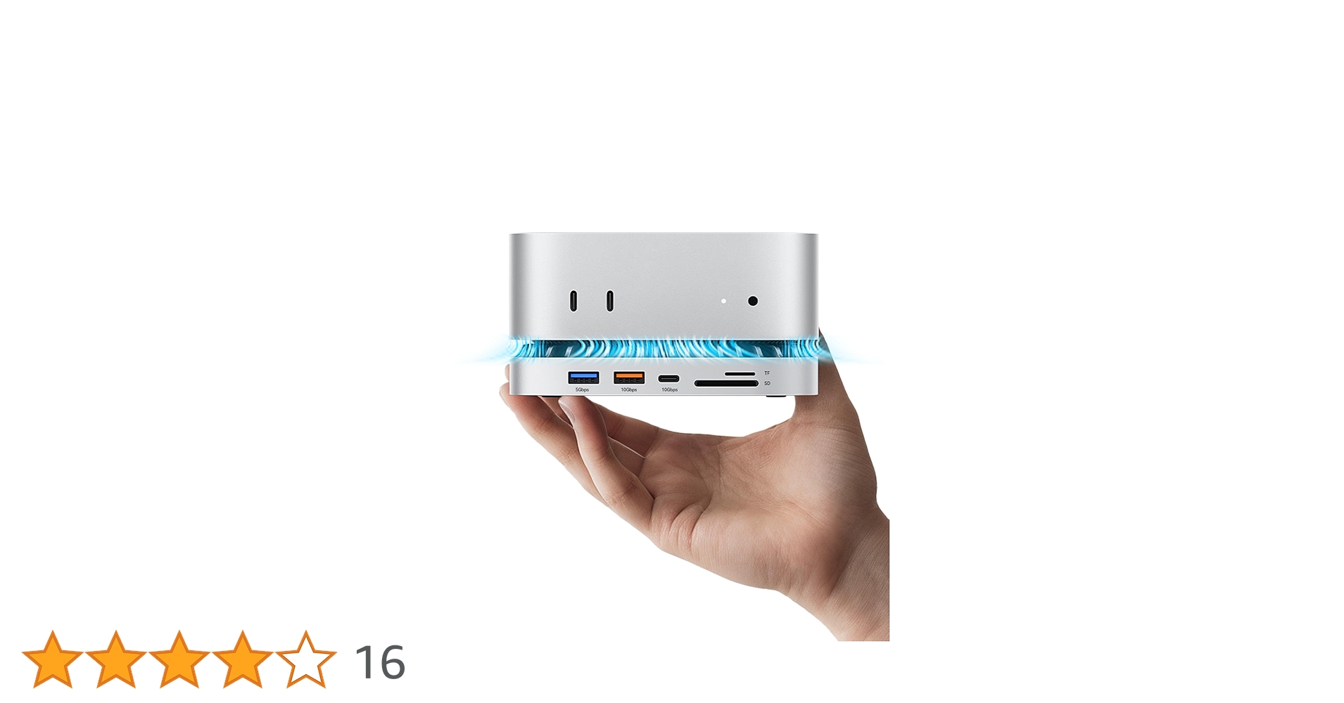 Amazon | Mac Mini M4 対応ハブ MOVE SPEED USB-Cハブ 【10-in-1全能型