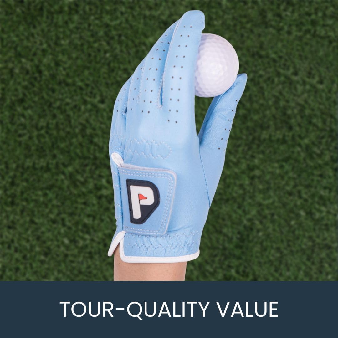 PUR3 Womens Golf Glove Left Hand and Right Hand - 2 Pack Ladies Golf Gloves - Ultra Soft Cabretta Leather - Image 7