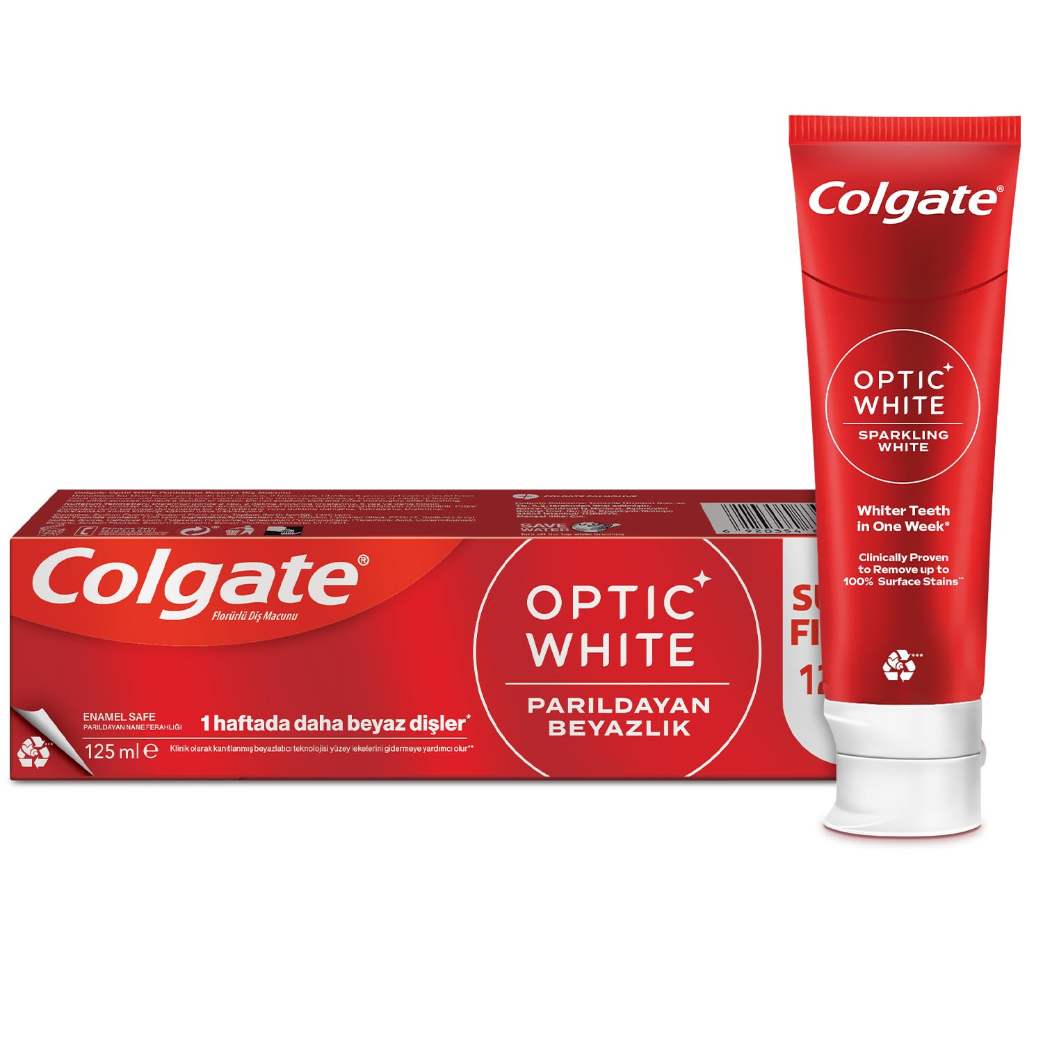 COLGATE Optic White Parıldayan Beyazlık Diş Macunu 125 ml