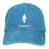 ETH-Ethereum Casquette Dad Hat Sandwich Baseball Unisex Baseball Adjustable Washed Cap Blue