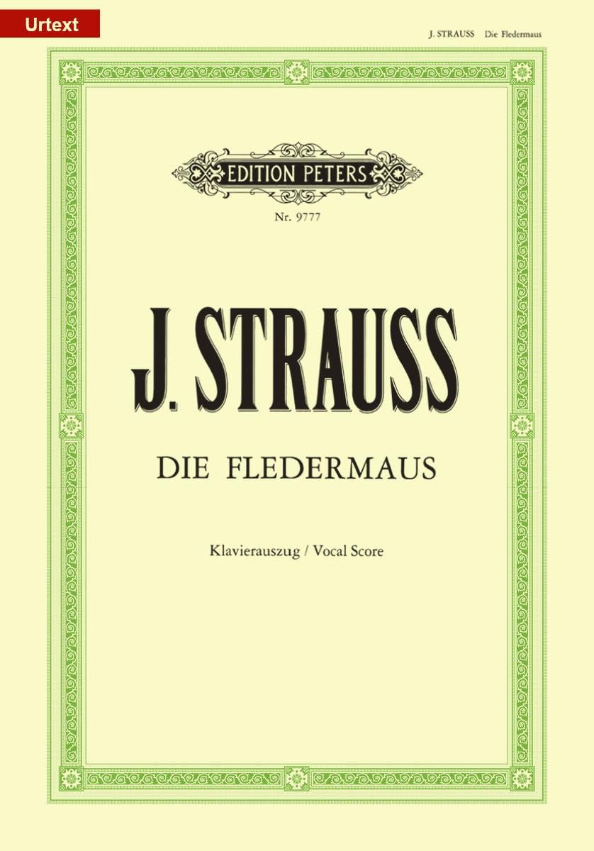 FLEDERMAUS,DIE (COMIC OPERA IN 3 ACTS) CHANT