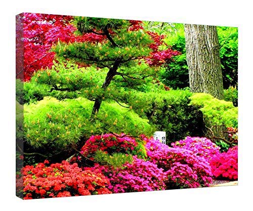 Impression sur toile Spring Park pour salon tableau nature avec cadre
