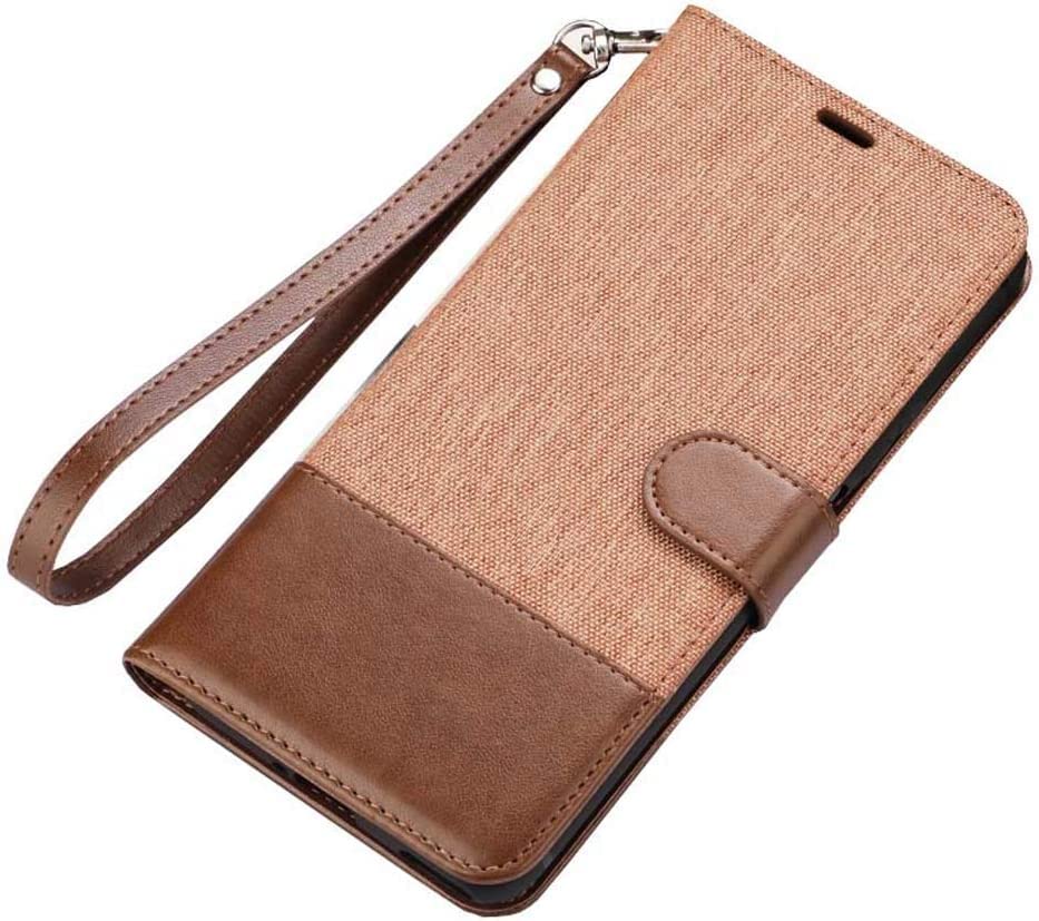Étui portefeuille à rabat pour téléphone en denim iPhone 11
