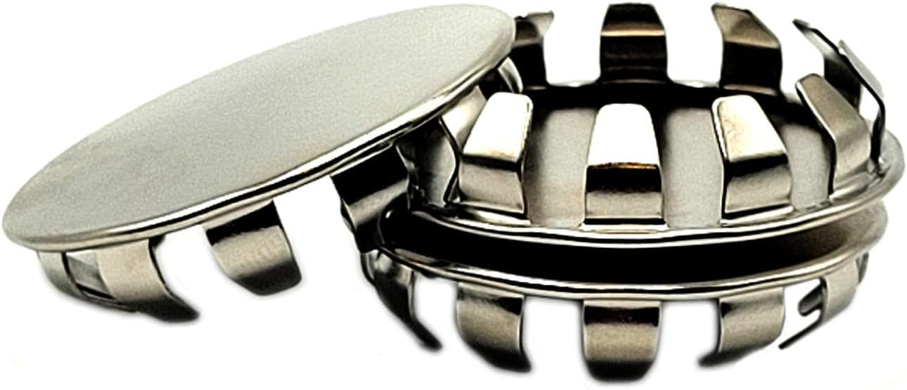 Metal Snapin Panel Plugs 3/4” Metal Hole Plugs Bright