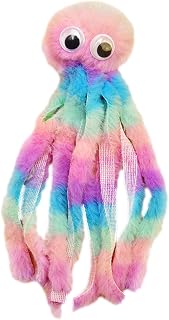 Juguetes dentales para Gatos – Juguete masticable para Gatos no tóxico | Juguete para Masticar Gatitos Juguete masticable de Peluche Pulpo de Dibujos Animados Juguete masticable de Goma para