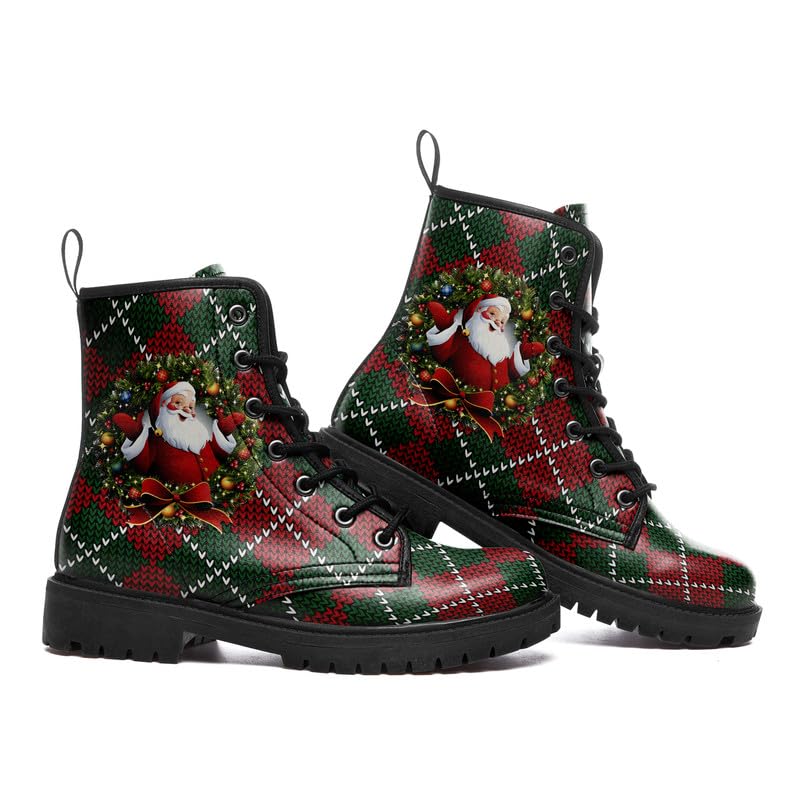 Unisex Christmas High Top Snow Boots Festive Holiday Shoes EVA Insole Non Slip Fashion Ankle Boots for Men Women Kids4