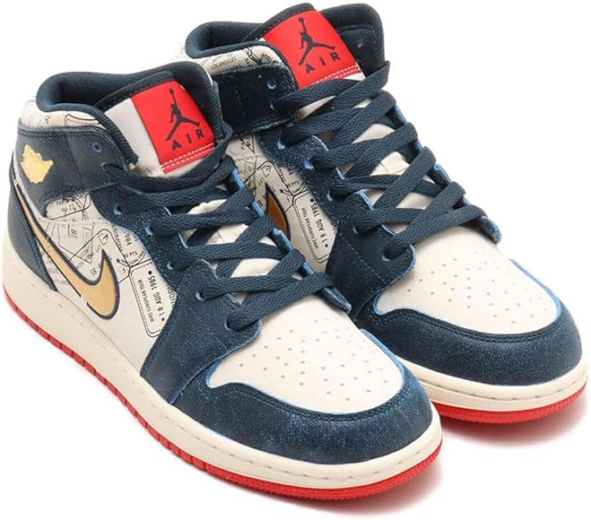 Amazon | [ナイキ] エア ジョーダン 1 ミッド SE J AIR JORDAN 1 MID 