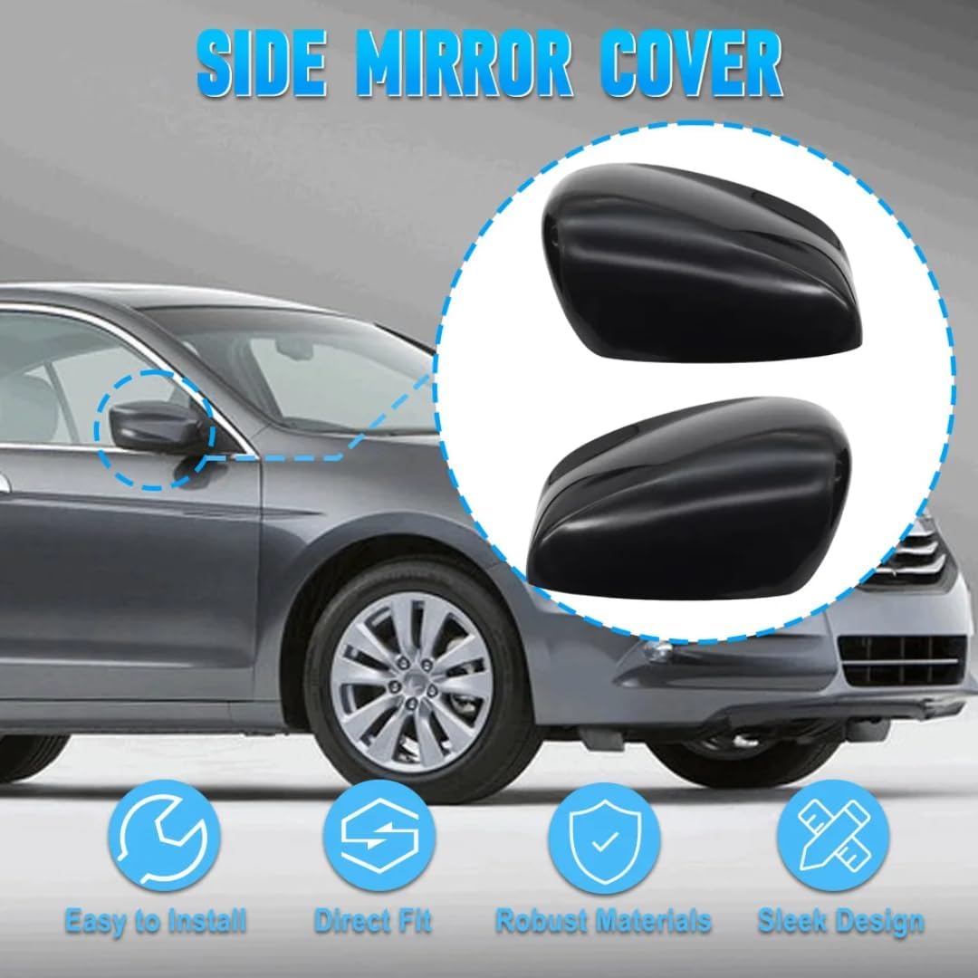 アウターキャップ リアアンダーミラー ホンダアコード 2008-2013 USバージョン用 サイドバックミラーキャップ 2個
