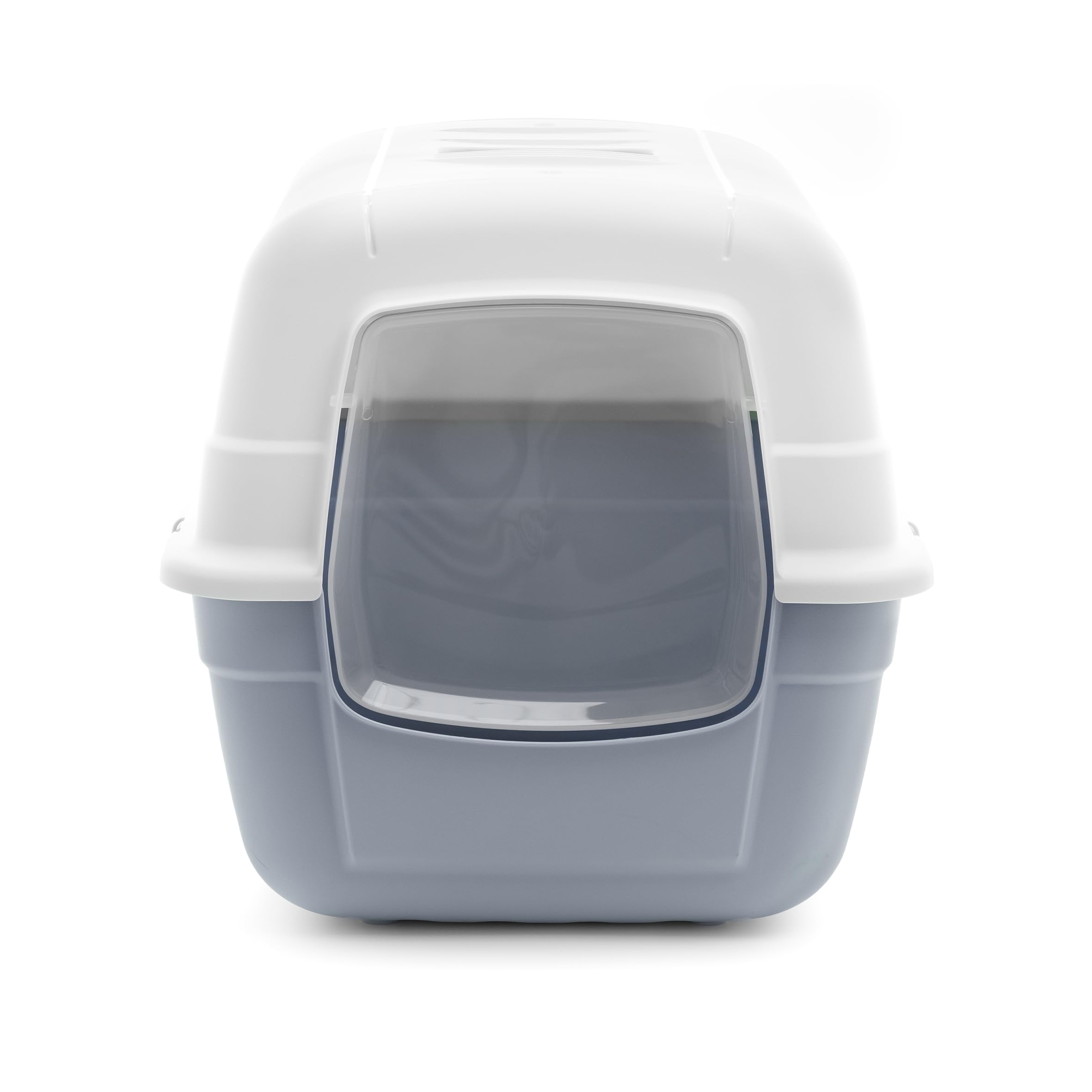 Record Lettiera per Gatti Chiusa "To Go" con Filtro e Paletta, Blu 52 x 40 x 40h cm. Toilette in Plastica Design Moderno, Facile da Pulire, Made in Italy