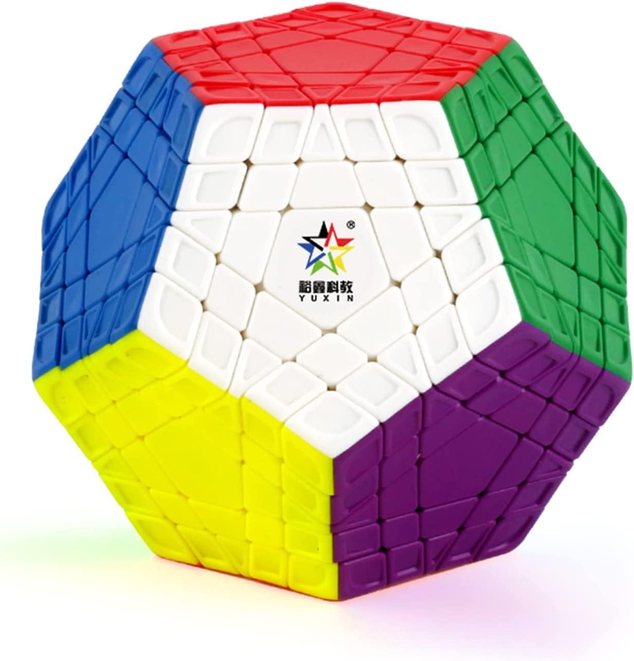 Yuxin Gigaminx Stickerless 5X5 Speed Cube Megaminx Magic 12 Sided Cube