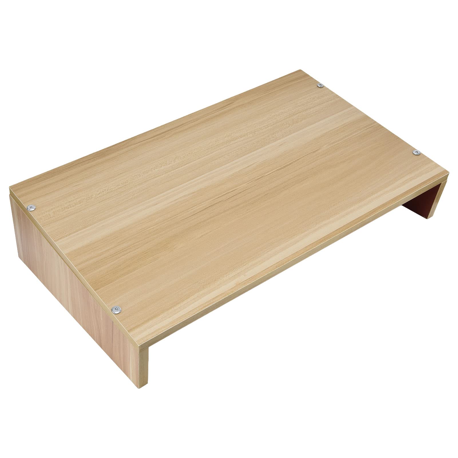 Portacomputer Laptop Staffa per Computer Tablet Semplice in Legno Durevole Aumenta l'altezza, Supporto per Laptop in Bambù Compatibile per la scrivania dell'Ufficio
