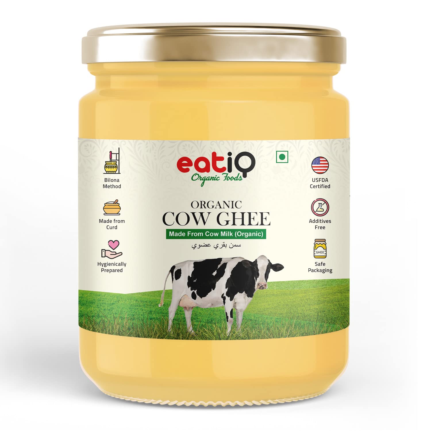 Eatiq Organic Foods Cow Ghee - 1000ML