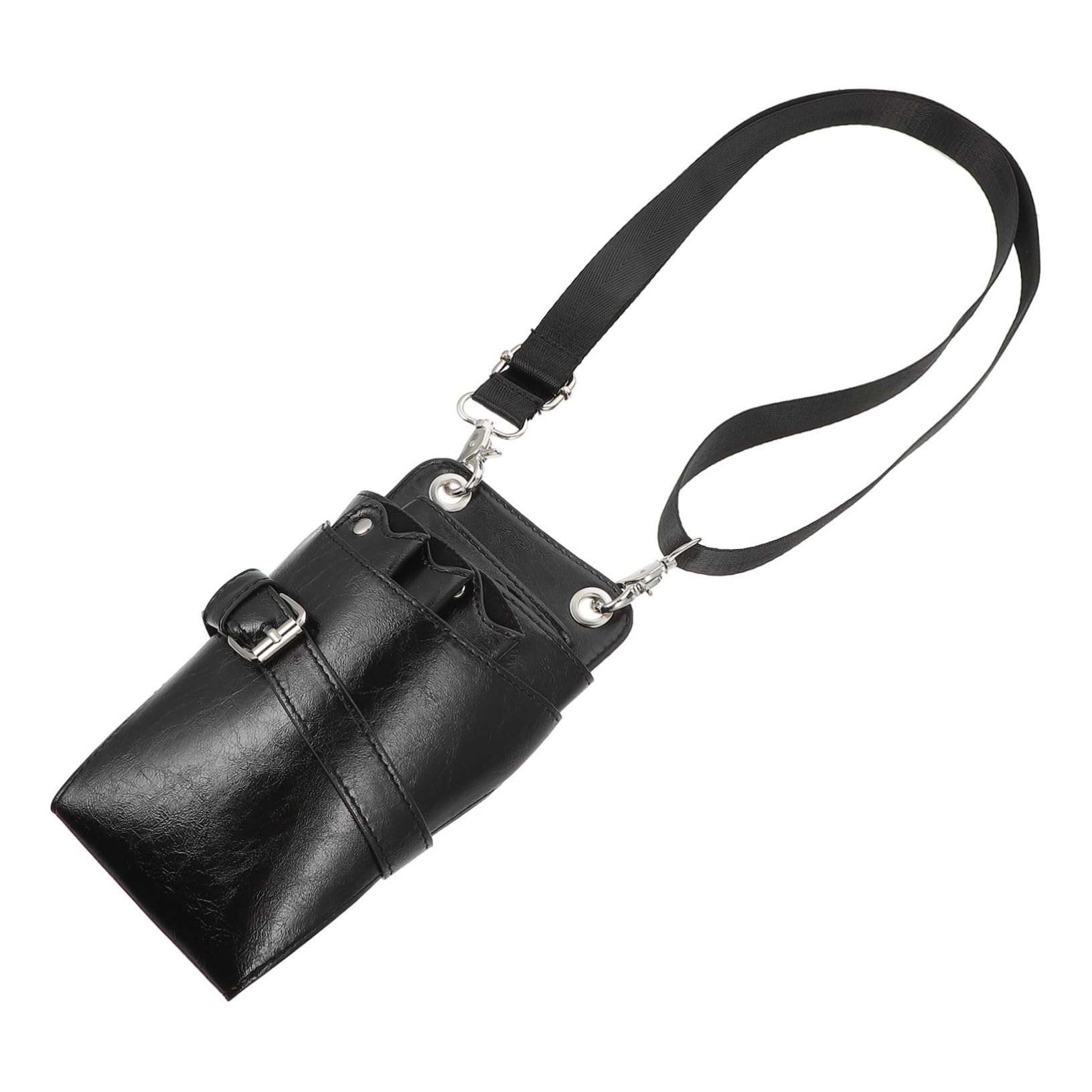 FOMIYES Scissors Cut Hair Tool Bag Hairdressing Scissors Pouch Fanny Pack for Women Leather Scissor Case Minimalist Design