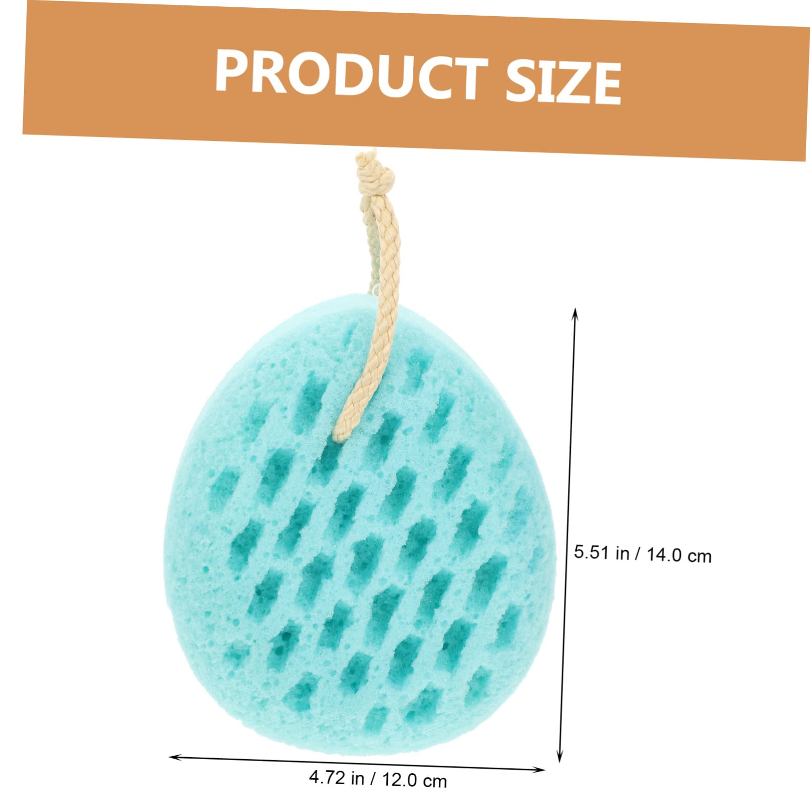 Housoutil 5pezzi Spugna Da Bagno Morbida e Riutilizzabile Per Pulizia Del Corpo Spugna Esfoliante Per Con Design Pratico e Materiali Sicuri