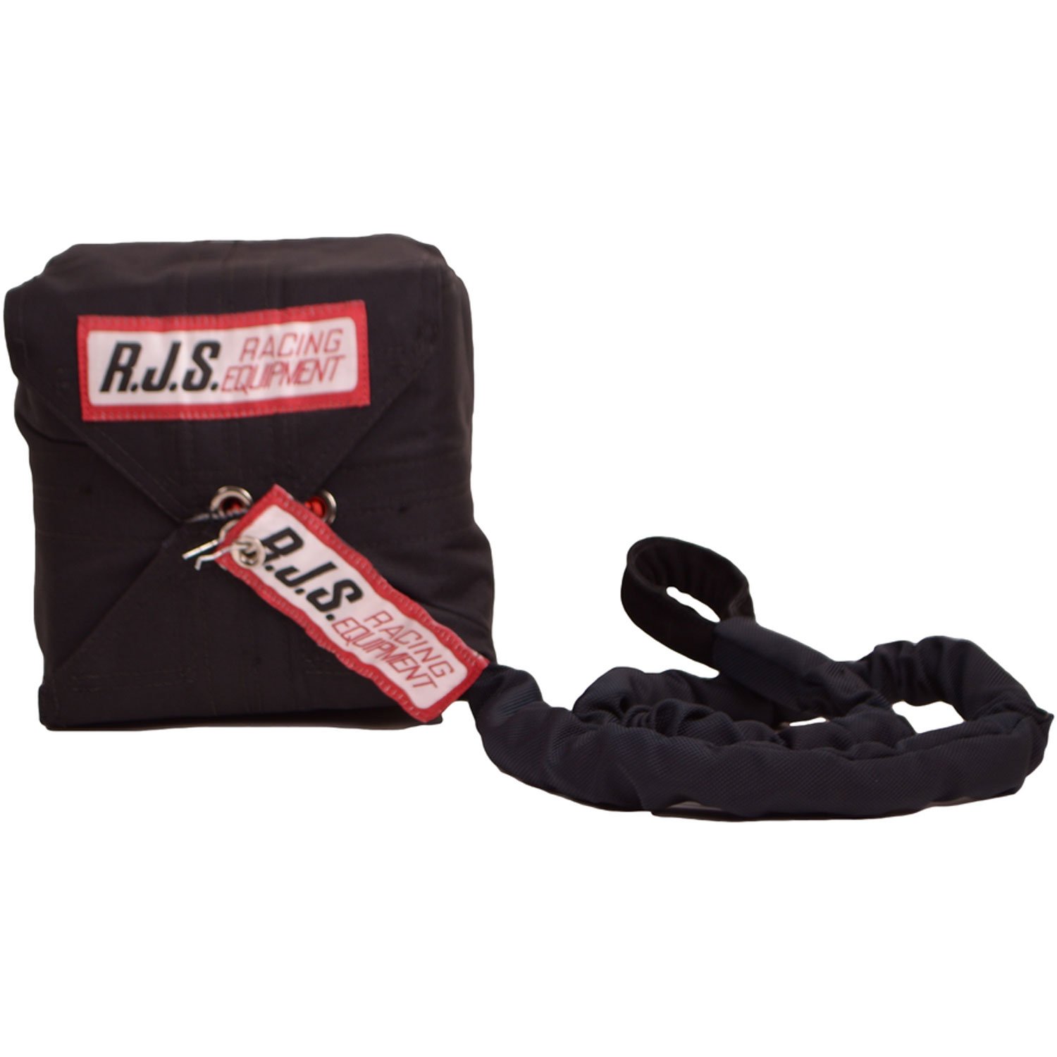 RJS Racing Equipment Men's Qualifier Chute with Nylon Bag and Pilot(Black, Free Size), 1 Pack