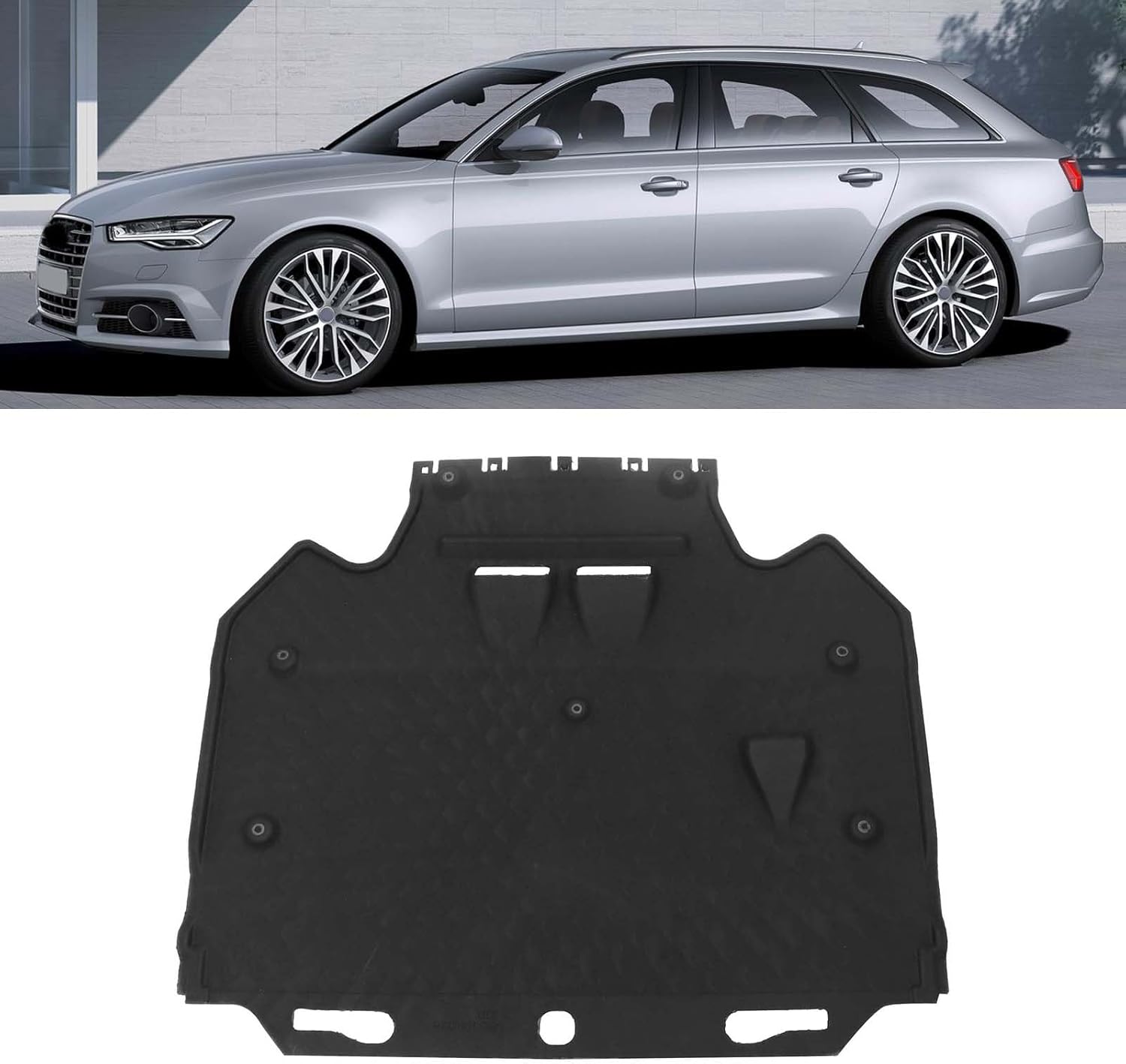Front Engine Splash Guard Fit for Audi A6 A7 S6 S7 2012-2018 for 4G0863822C,4G0863822J