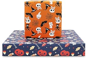 Boerni Halloween Wrapping Paper: A Child's Dream for Spooky Gifting!