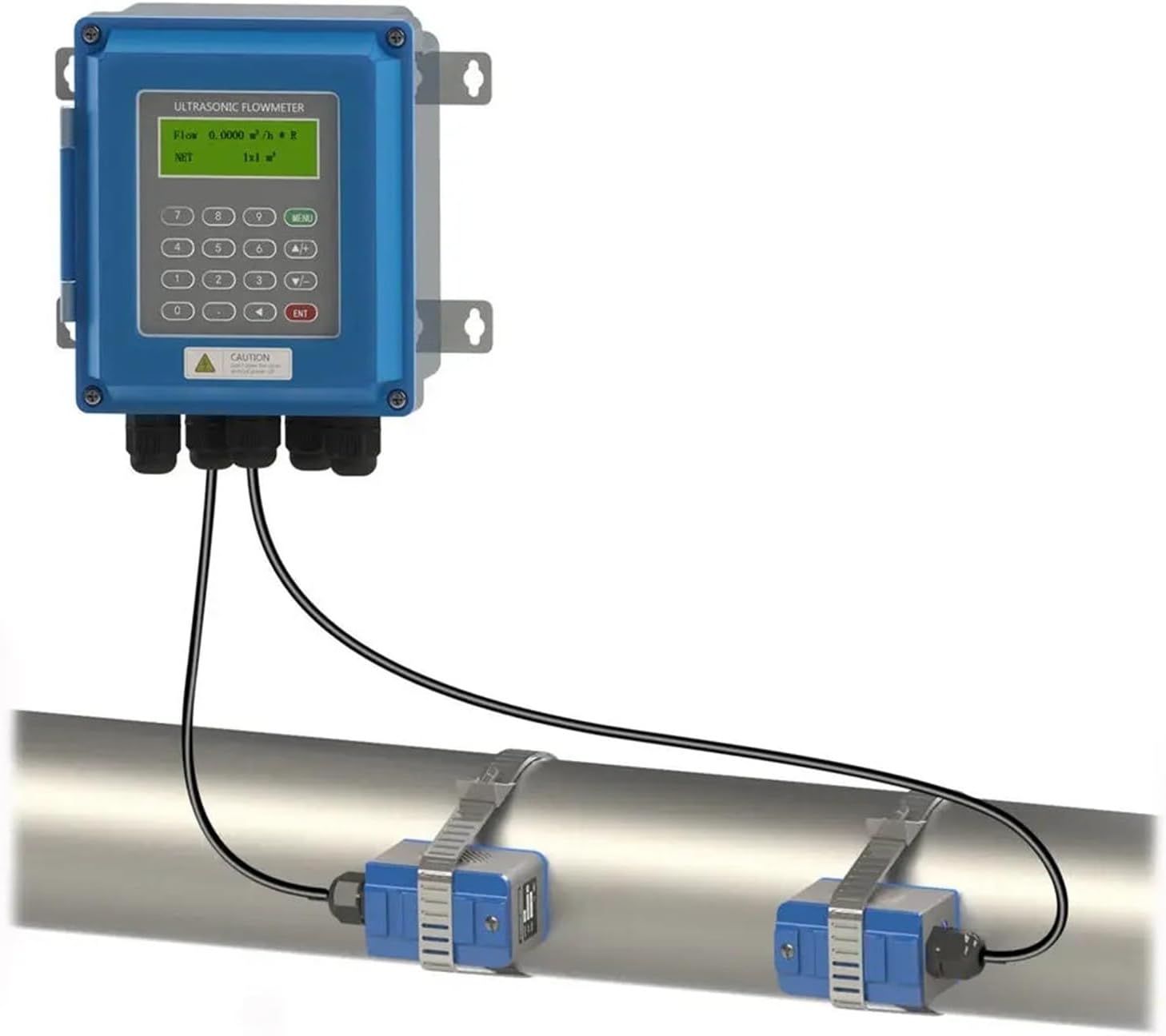 Ultrasonic Wall Mount Flow Meter Clamp-On Liquid(DN300-6000(TL-1))