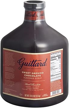 Sweet Ground Dark Chocolate Flavoring Sauce 101 fl. oz. WS-409G7090CS4-NF