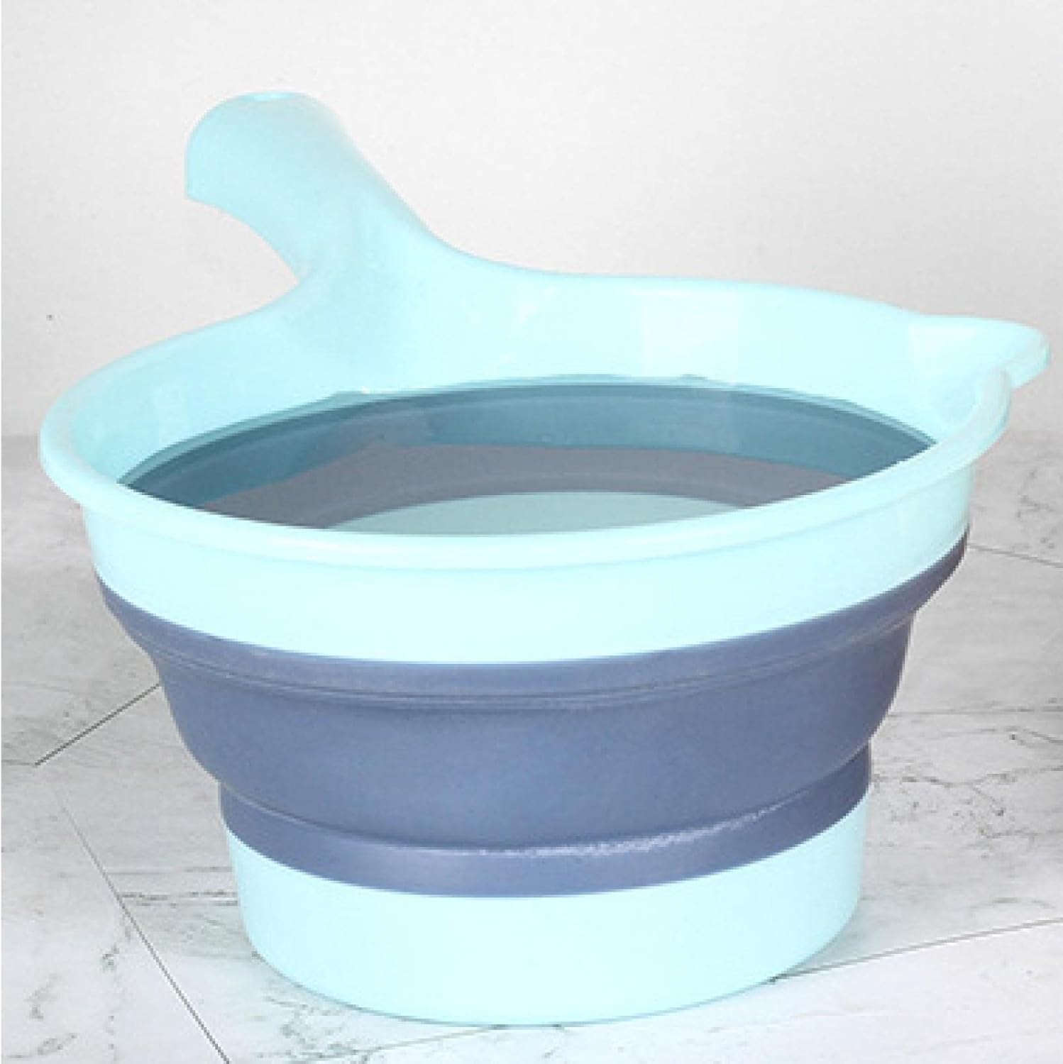 ABAGAL Household Long Handle Folding Water Scoop Kitchen Portable Plastic Thickened Water Spoon Kids Baby Bath Spoon Bath Water Scoop Dark Green : Baby