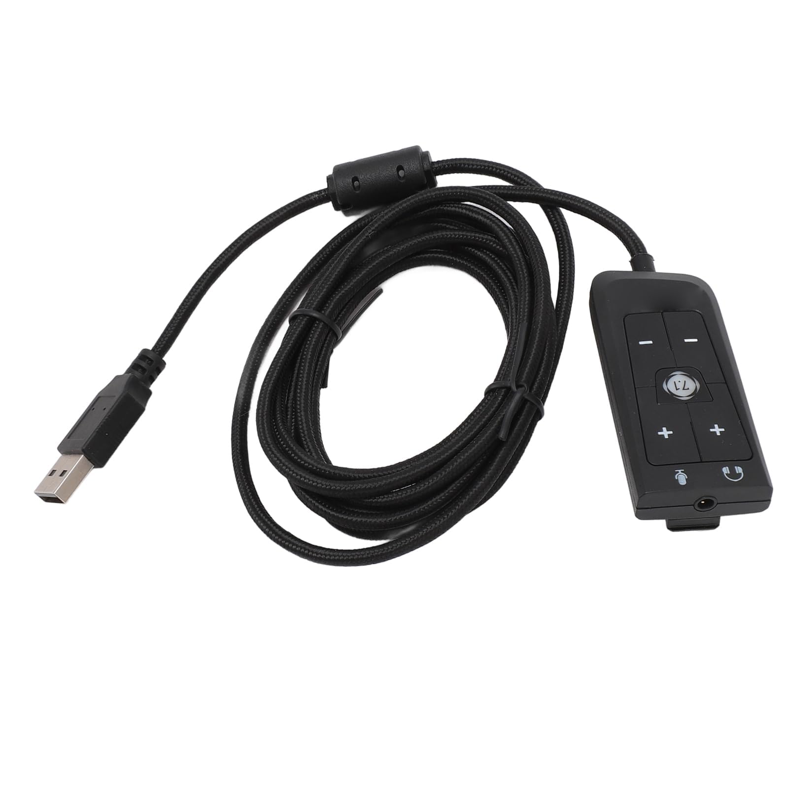 Dpofirs USB-Soundkarte, USB-zu-35-mm-Klinken-Audio-Adapter, Virtueller 7.1-Surround-Sound, USB-Adapter for HyperX Cloud II, for ps5, for Xbox Series X/S, for Xbox One,, Dpofirszsc5u9y0k7