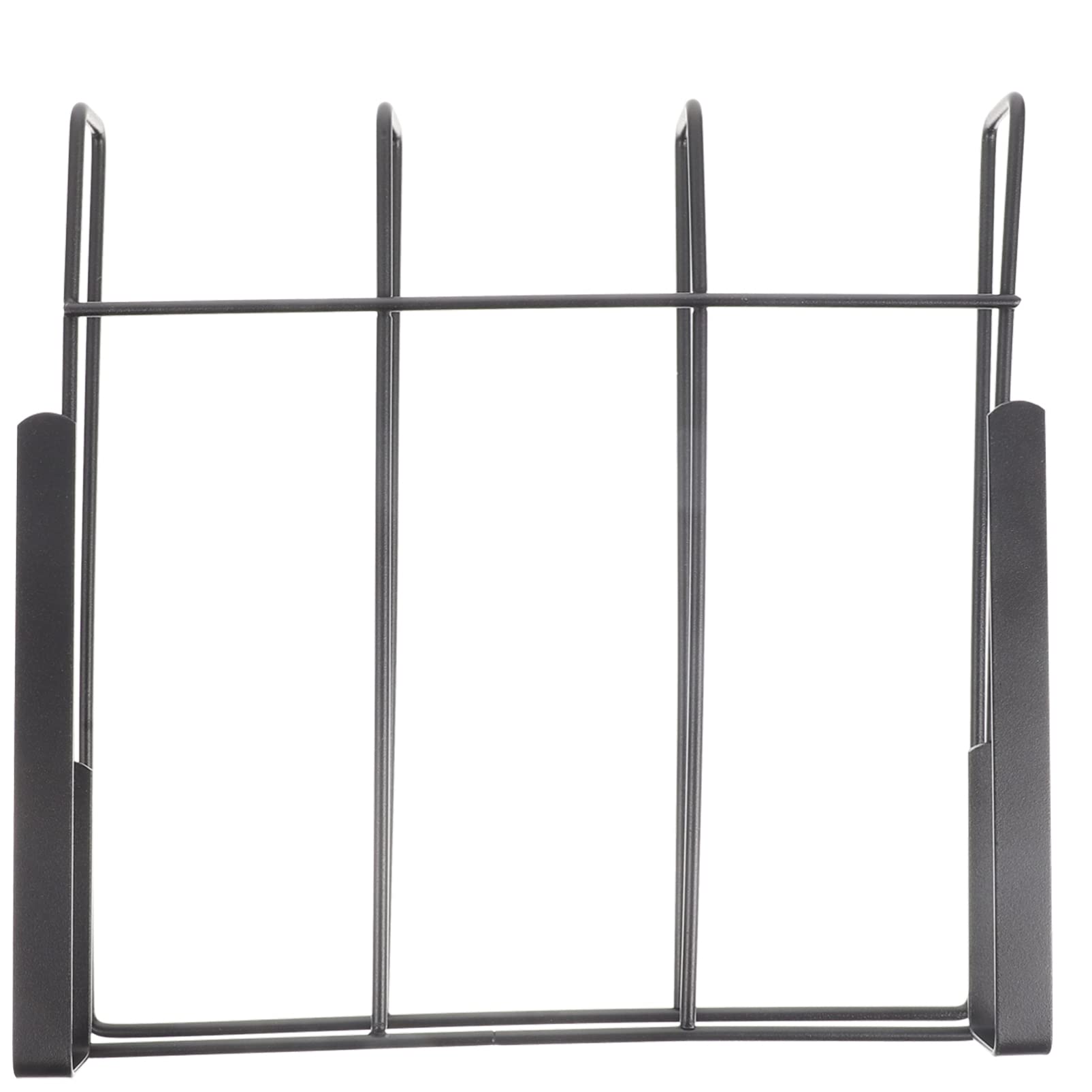 FOMIYES Supporto Appendibile per Taglieri Senza Fori in Acciaio Inox Nero