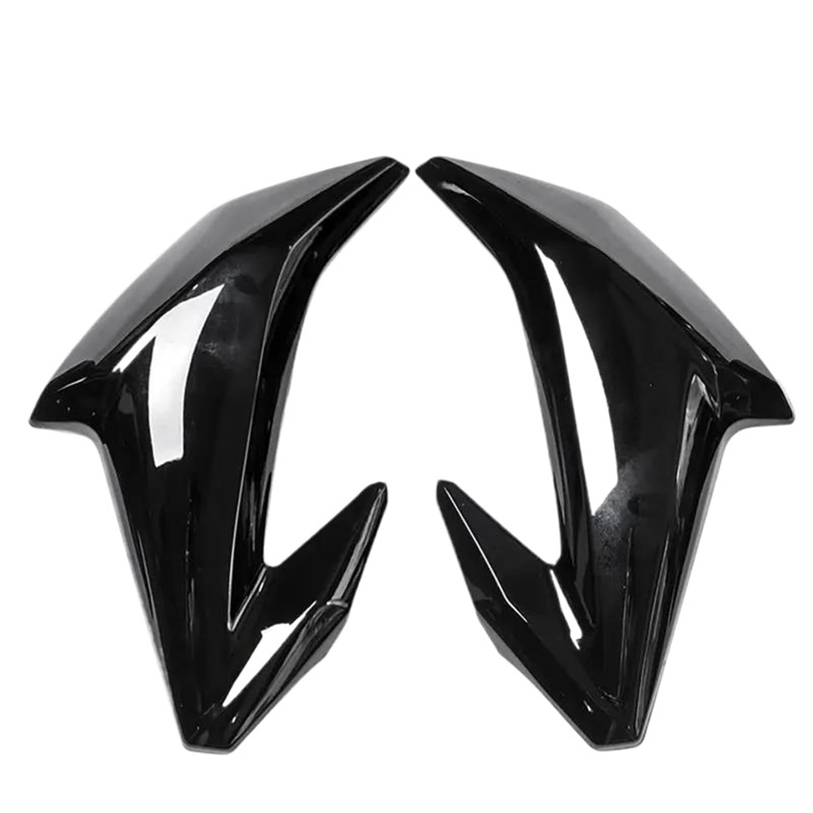 Frontverkleidung Motorradzubehör Front Gas Tank Seitenabdeckung Für Kawasaki Für Z900 Für Z 900 2017-2019 Panel Verkleidung Zierrahmen Motorrad Winglet(Bright Black)